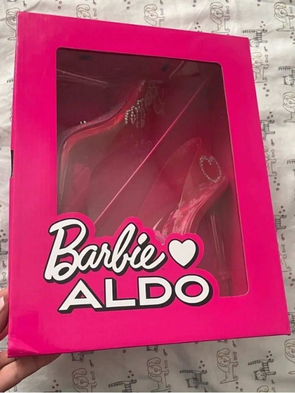 Aldo Barbie Barbiestessy Heels with Crystal Accents New in Box Size 8.5 - Picture 5 of 14